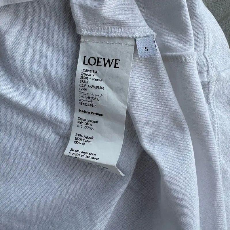 Loewe Loewe White Women's T-Shirt 0089 Size S / US 4 / IT 40 - 5 Thumbnail