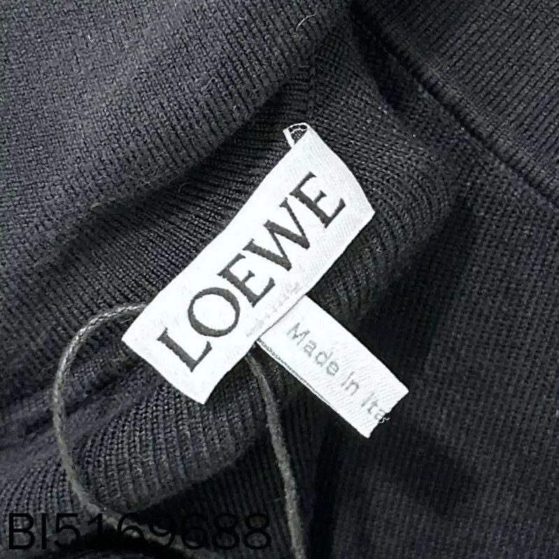 Loewe Loewe Black Women's Knit Sweater Size S 0089 Size S / US 4 / IT 40 - 4 Thumbnail