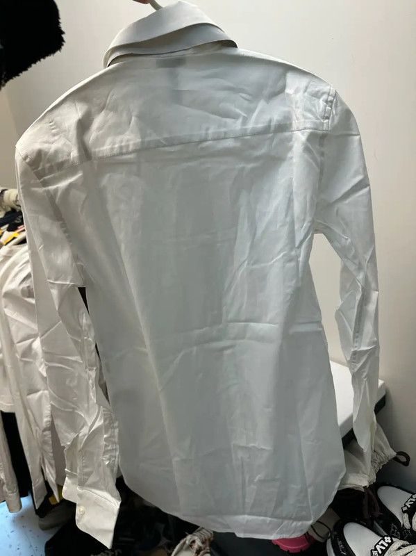 Loewe Loewe White Cotton Shirt for Women 0089 Size S / US 4 / IT 40 - 2 Thumbnail