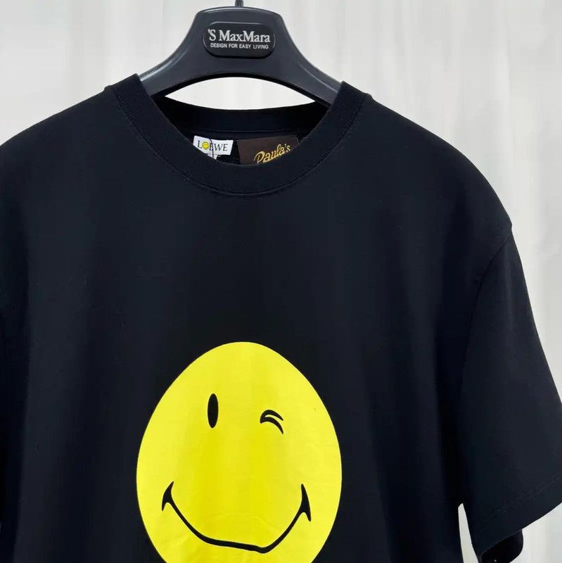 Loewe Loewe Black Summer Logo T-Shirt for Women 0089 Size XS / US 0-2 / IT 36-38 - 3 Thumbnail