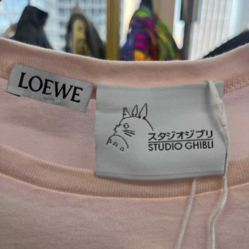 Loewe Loewe Pink T-Shirt with Unique Design 0089 Size S / US 4 / IT 40 - 3 Thumbnail