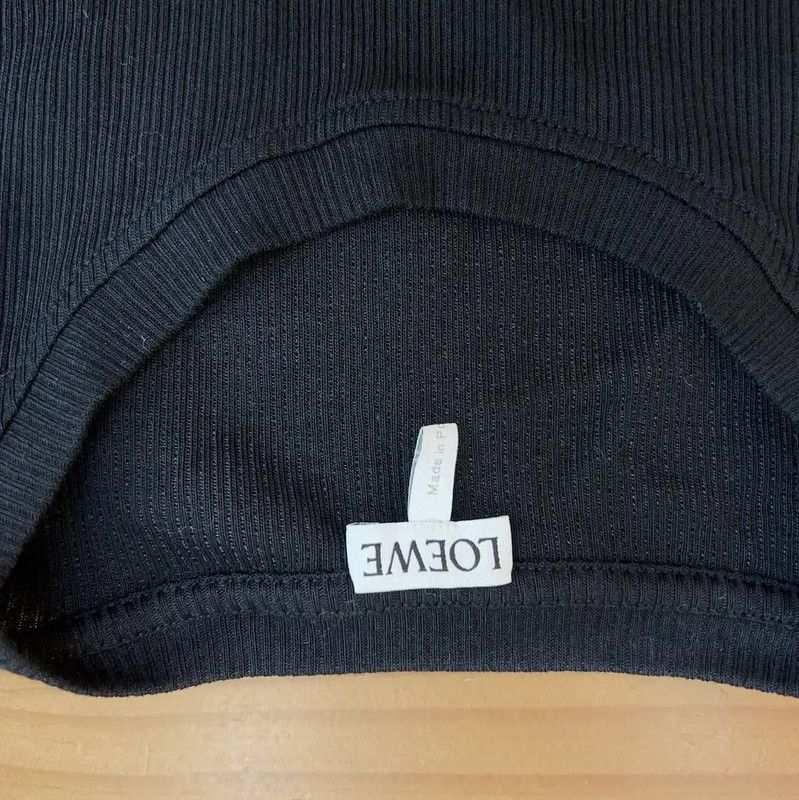 Loewe Loewe Black Cotton Women's T-Shirt 0089 Size M / US 6-8 / IT 42-44 - 5 Thumbnail