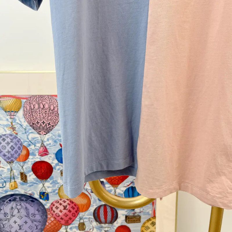Loewe Loewe Colorblock Cotton T-Shirt for Women 0089 Size S / US 4 / IT 40 - 4 Thumbnail