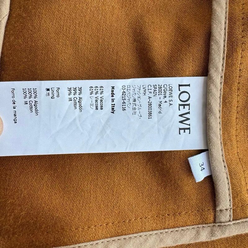 Loewe Loewe Khaki Women's Blazer Jacket 0089 Size M / US 6-8 / IT 42-44 - 5 Thumbnail