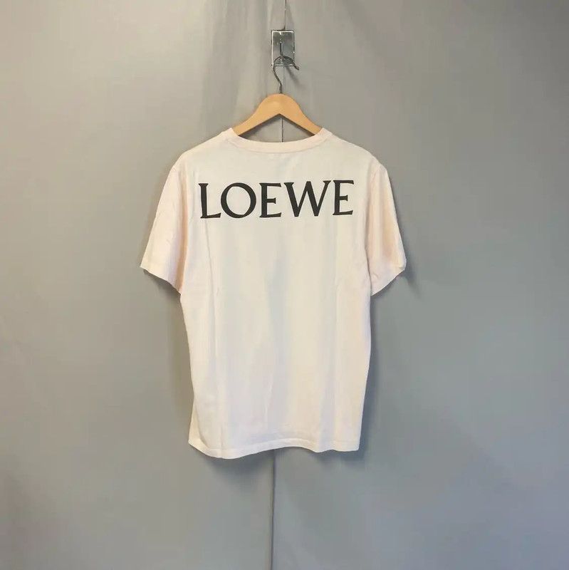 Loewe Loewe Pink Graphic T-Shirt for Women 0089 Size S / US 4 / IT 40 - 2 Thumbnail