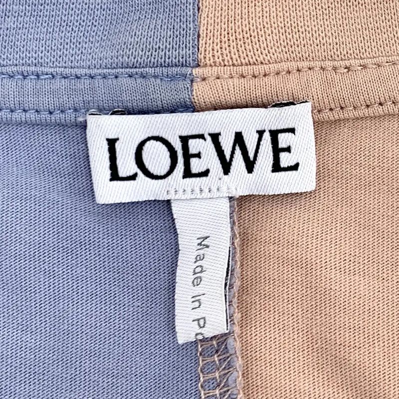 Loewe Loewe Color-Block Women's Cotton T-Shirt 0089 Size XS / US 0-2 / IT 36-38 - 5 Thumbnail