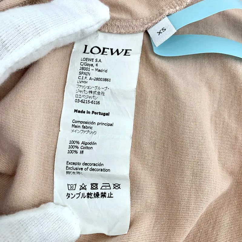 Loewe Loewe Color-Block Women's Cotton T-Shirt 0089 Size XS / US 0-2 / IT 36-38 - 6 Thumbnail