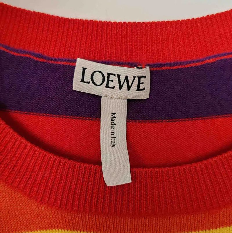 Loewe Loewe Multicolored Wool Knit Sweater 0089 Size XS / US 0-2 / IT 36-38 - 3 Thumbnail
