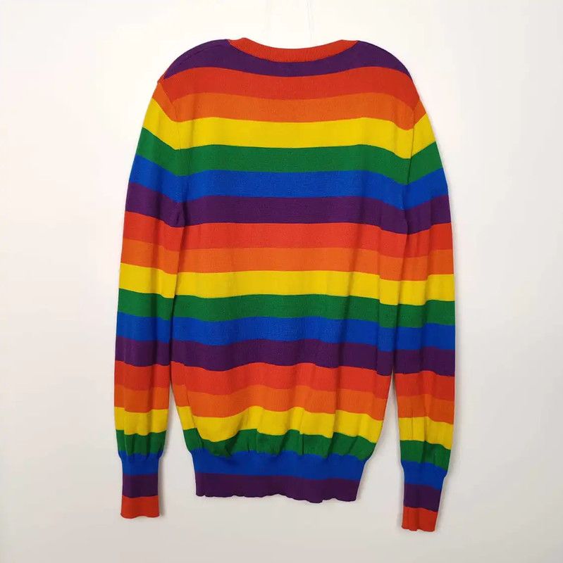 Loewe Loewe Multicolored Wool Knit Sweater 0089 Size XS / US 0-2 / IT 36-38 - 2 Thumbnail