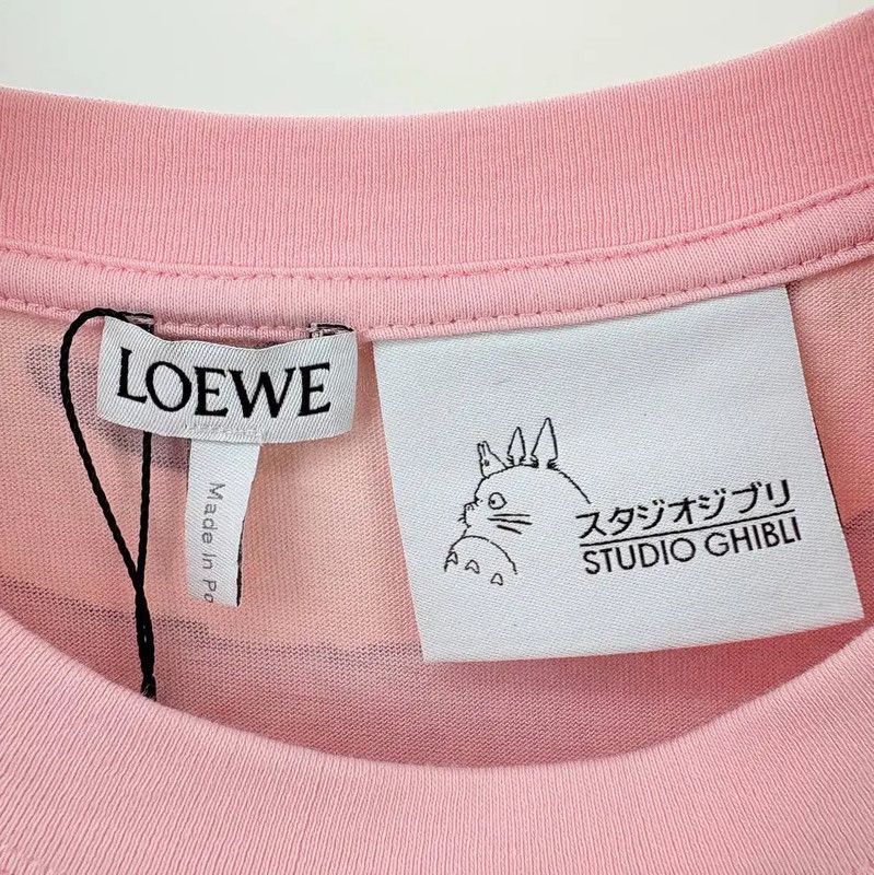 Loewe Loewe Pink T-Shirt with Totoro Design 0089 Size S / US 4 / IT 40 - 3 Thumbnail