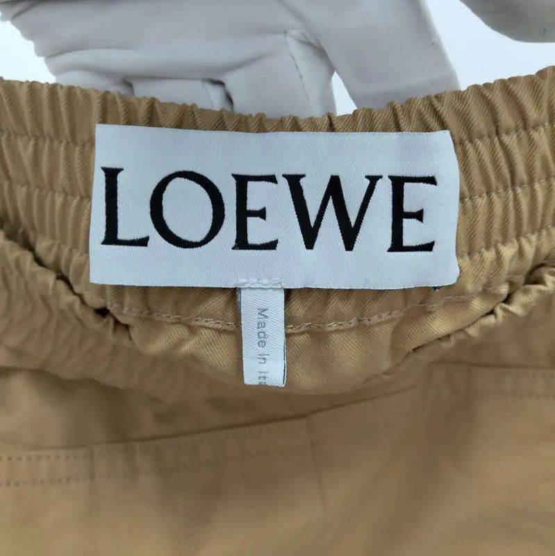 Loewe Loewe Casual Khaki Cotton Pants for Women 0089 Size 23" - 3 Thumbnail