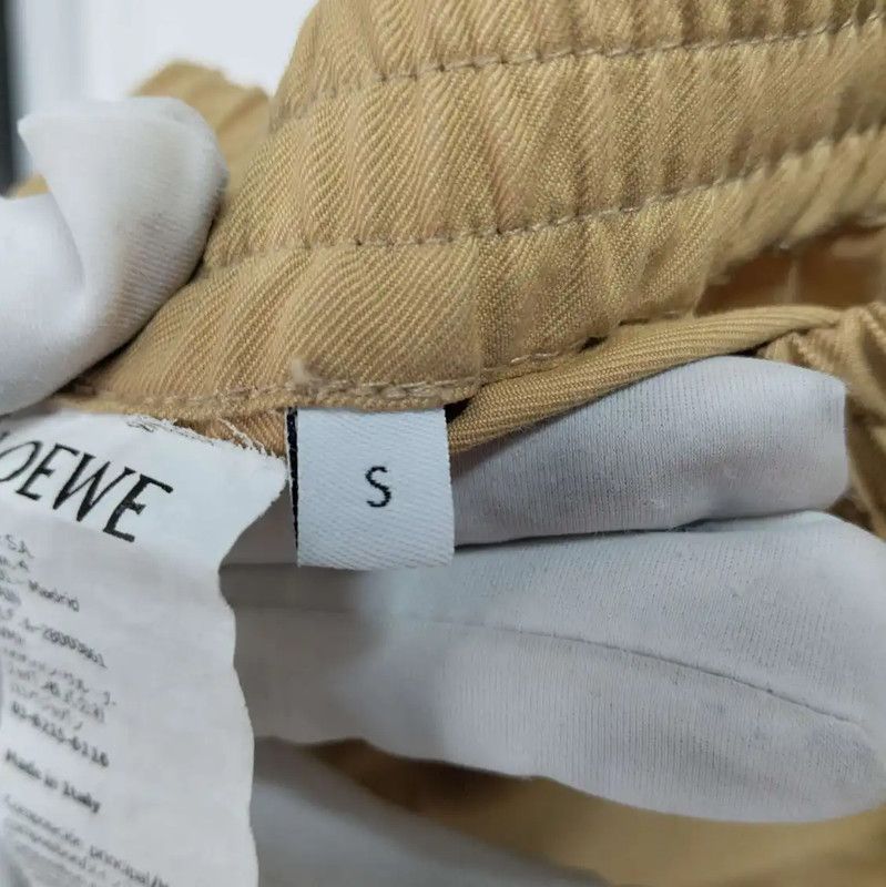 Loewe Loewe Casual Khaki Cotton Pants for Women 0089 Size 23" - 5 Thumbnail