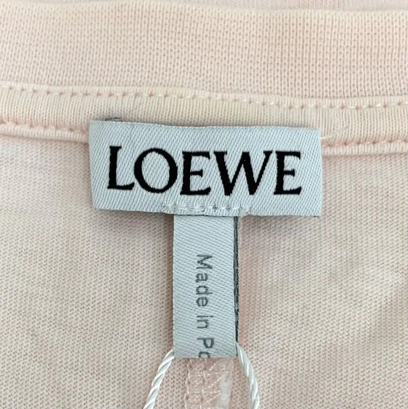 Loewe Loewe Light Pink Cotton Women's T-Shirt 0089 Size M / US 6-8 / IT 42-44 - 6 Thumbnail
