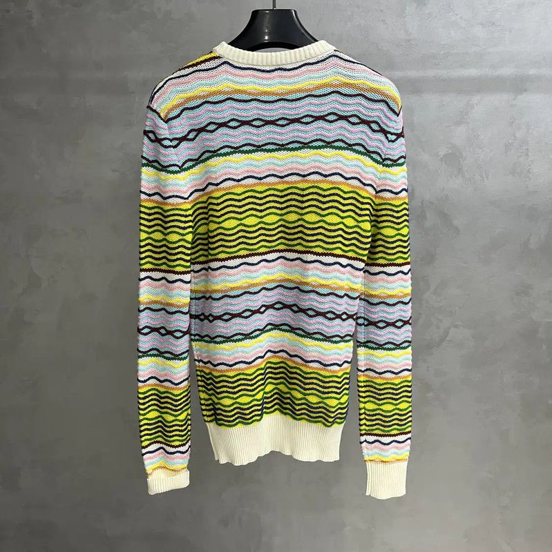 Loewe LOEWE Multicolor Wool Women's Knit Sweater 0089 Size M / US 6-8 / IT 42-44 - 3 Thumbnail