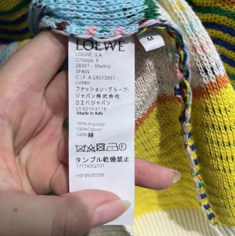 Loewe LOEWE Multicolor Wool Women's Knit Sweater 0089 Size M / US 6-8 / IT 42-44 - 5 Thumbnail