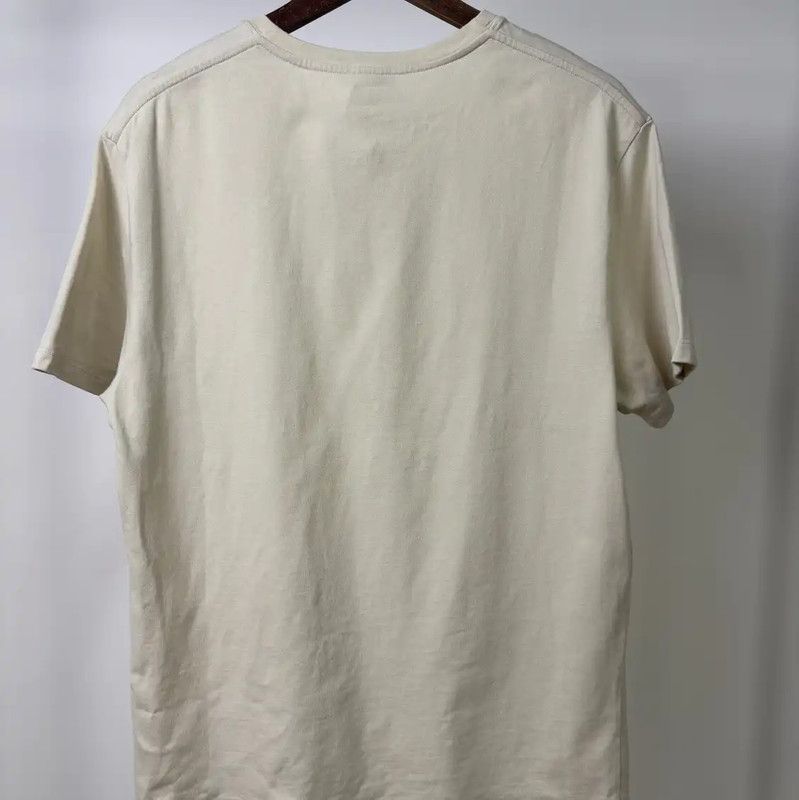 Loewe LOEWE Women's Cream Short Sleeve T-Shirt 0089 Size S / US 4 / IT 40 - 2 Thumbnail