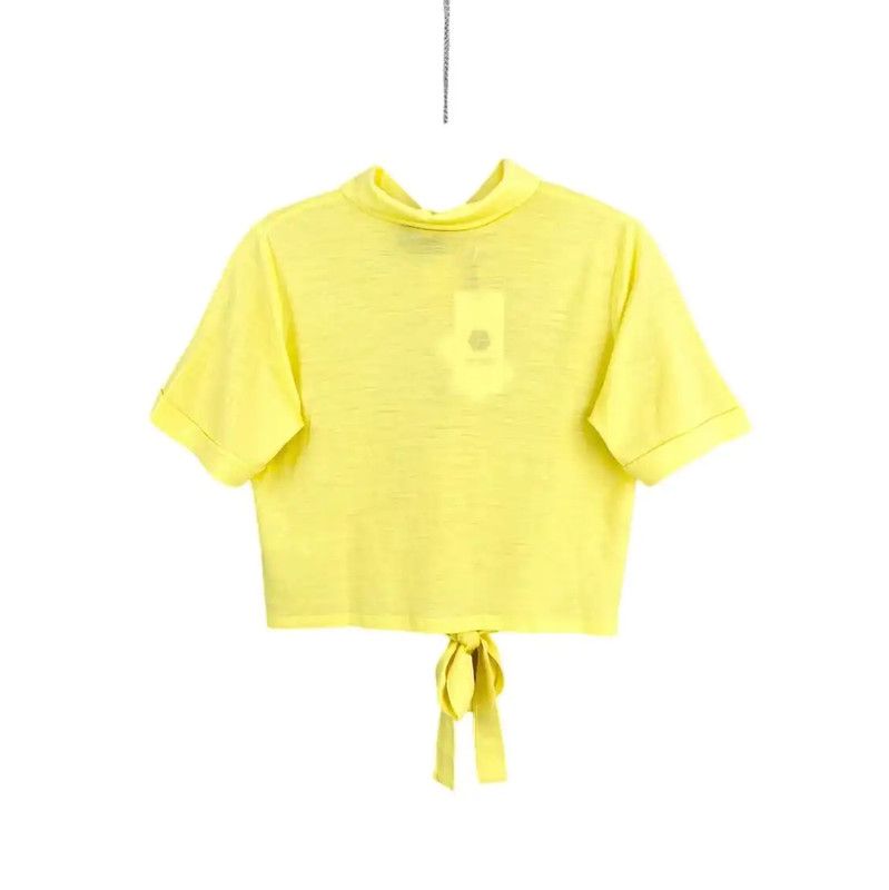 Loewe Loewe Yellow Wool Women's T-Shirt 0089 Size XS / US 0-2 / IT 36-38 - 2 Thumbnail