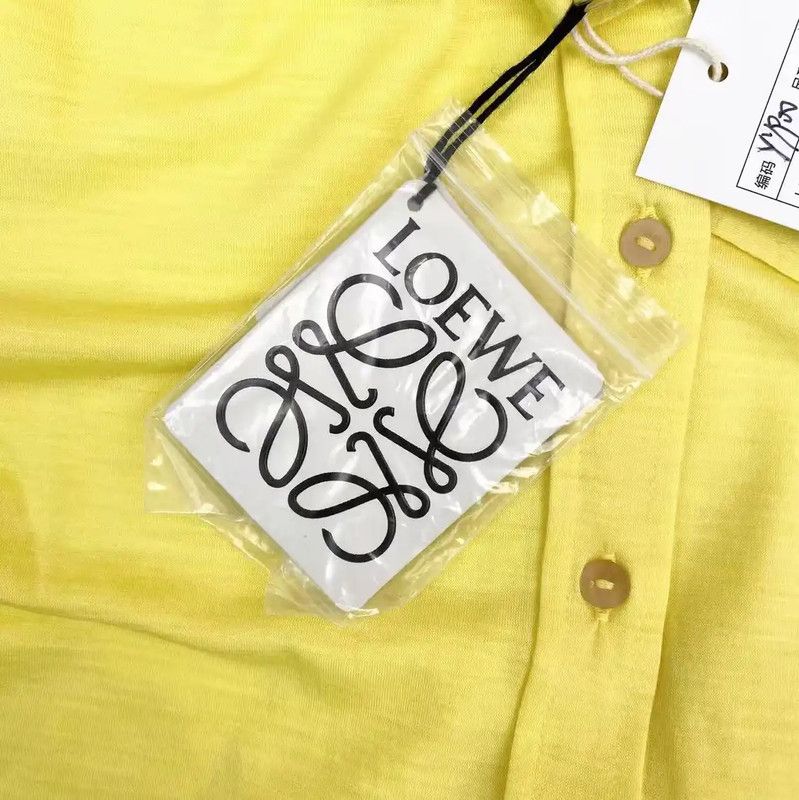 Loewe Loewe Yellow Wool Women's T-Shirt 0089 Size XS / US 0-2 / IT 36-38 - 6 Thumbnail