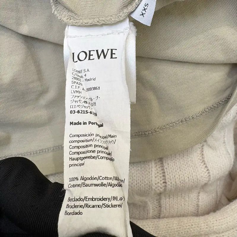 Loewe Loewe Short Sleeve Embroidered Logo Tee 0089 Size XXS / US 00 / IT 34 - 7 Thumbnail