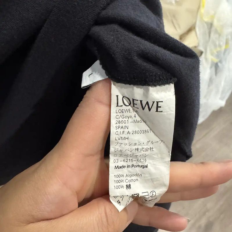 Loewe Loewe Black Cotton Women's T-Shirt 0089 Size L / US 10 / IT 46 - 5 Thumbnail