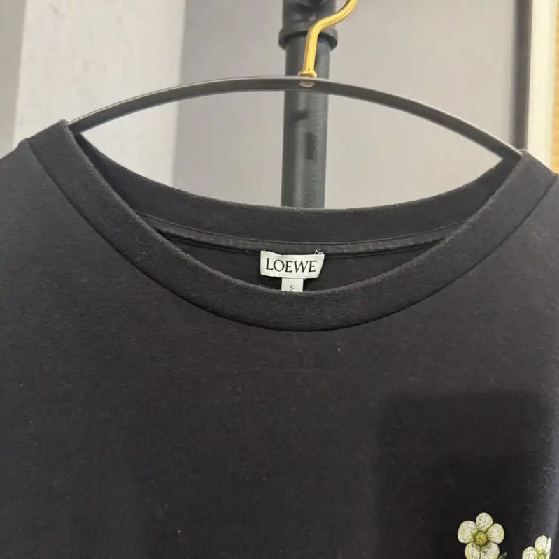 Loewe Loewe Black Cotton Women's T-Shirt 0089 Size L / US 10 / IT 46 - 4 Thumbnail