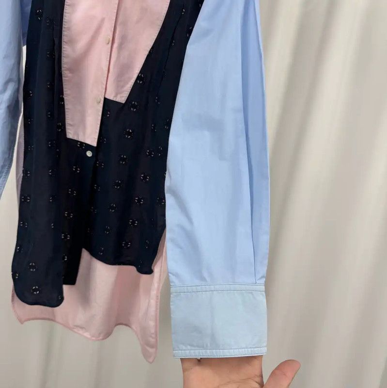 Loewe Loewe Multicolor Embroidered Long Sleeve Shirt 0089 Size XS / US 0-2 / IT 36-38 - 4 Thumbnail