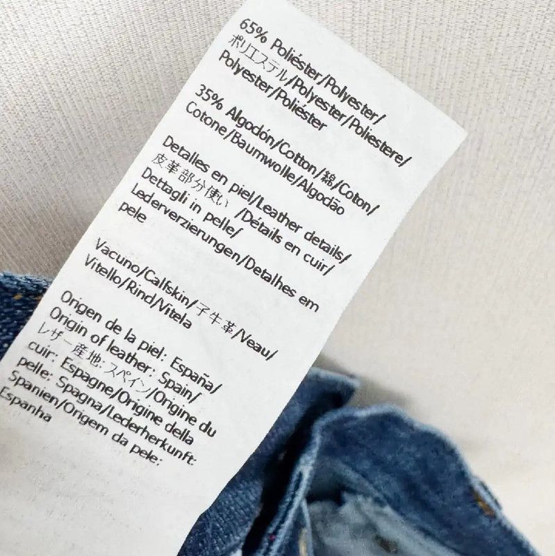 Loewe Loewe Women's Dark Blue Denim Jeans 0089 Size 23" - 7 Thumbnail