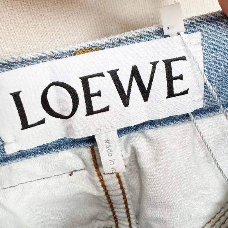 Loewe Loewe Women's Dark Blue Denim Jeans 0089 Size 23" - 5 Thumbnail