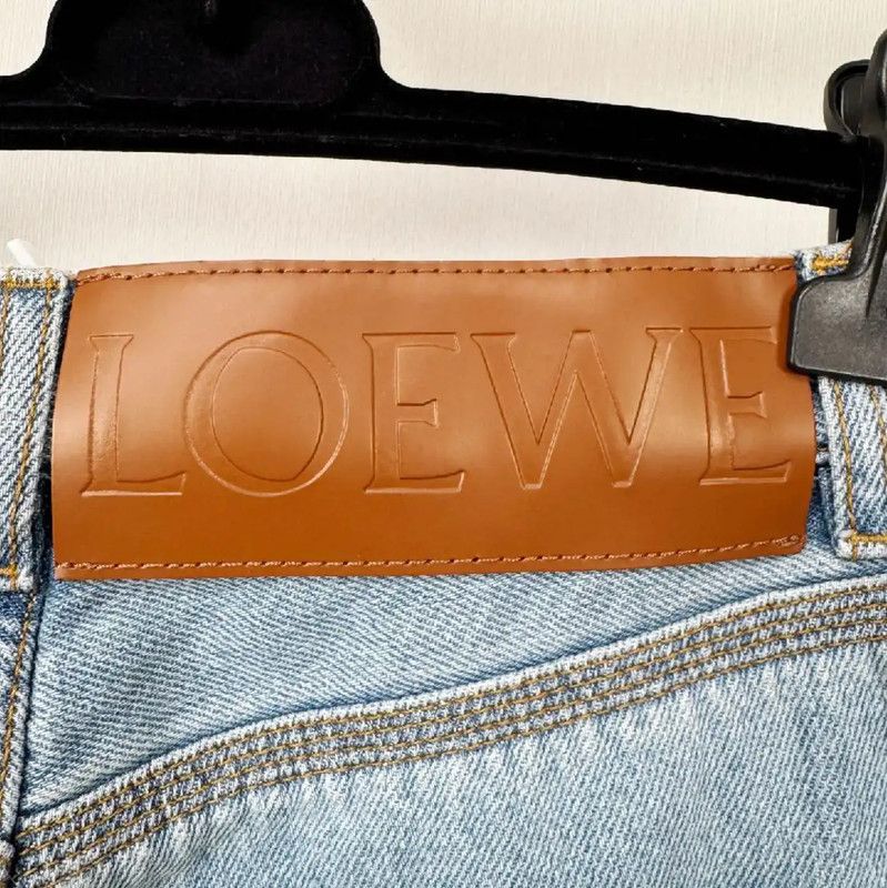 Loewe Loewe Women's Dark Blue Denim Jeans 0089 Size 23" - 4 Thumbnail