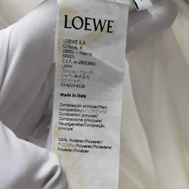 Loewe Loewe White Pleated Skirt for Summer 0089 Size 23" - 4 Thumbnail