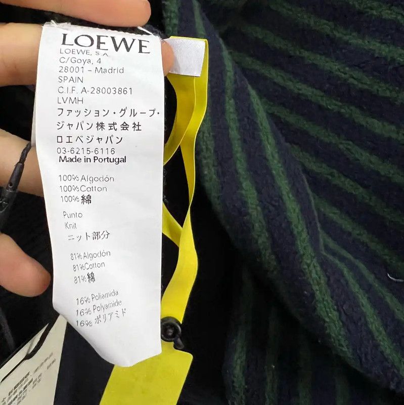 Loewe Loewe Striped Wool Knit Long Sleeve Sweater 0089 Size S / US 4 / IT 40 - 4 Thumbnail