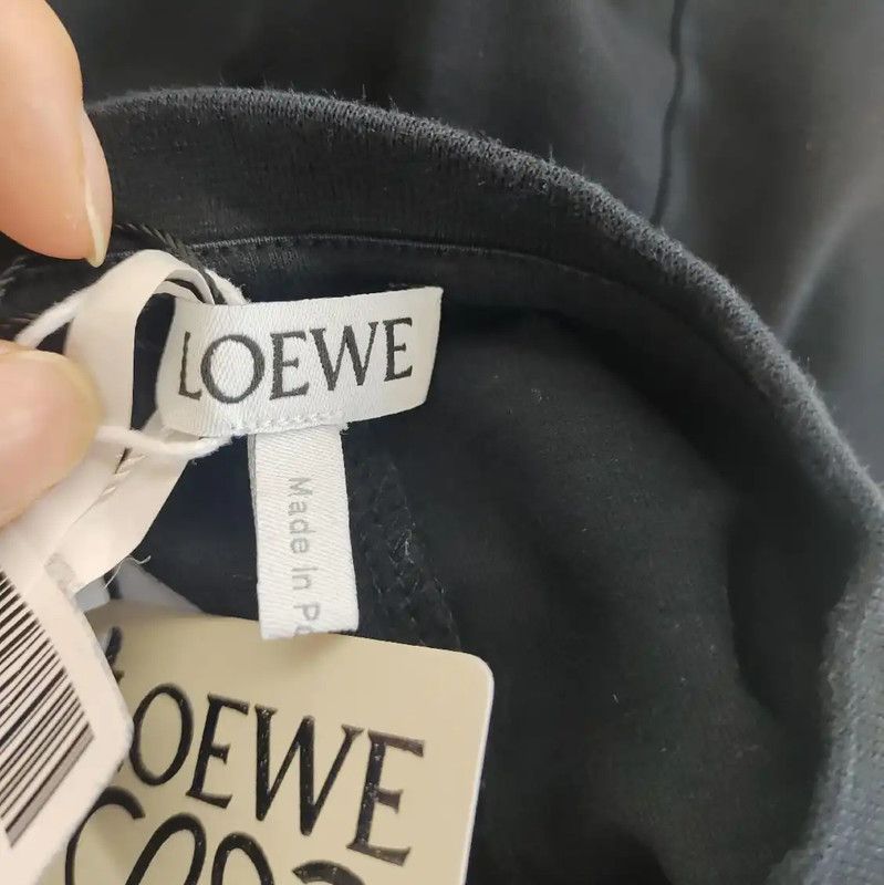 Loewe Loewe Black Cotton Women's T-Shirt 0089 Size M / US 6-8 / IT 42-44 - 3 Thumbnail