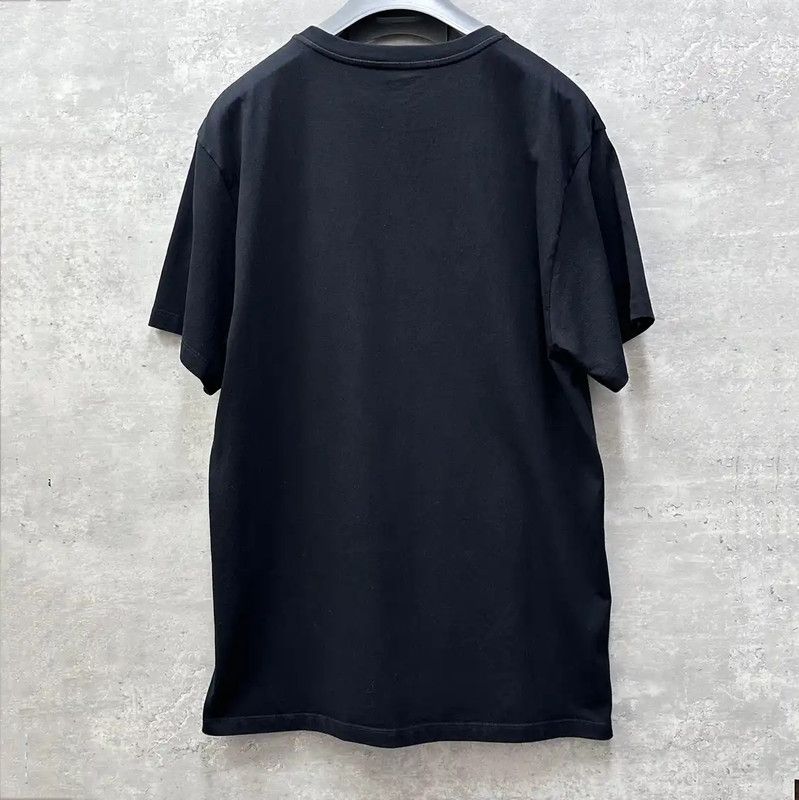 Loewe Loewe Summer Black Cotton Short Sleeve T-Shirt 0089 Size M / US 6-8 / IT 42-44 - 2 Thumbnail