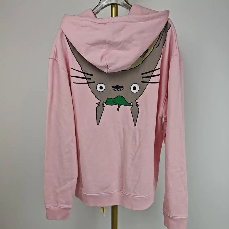 Loewe Loewe Pink Cotton Women's Hoodie 0089 Size L / US 10 / IT 46 - 7 Thumbnail