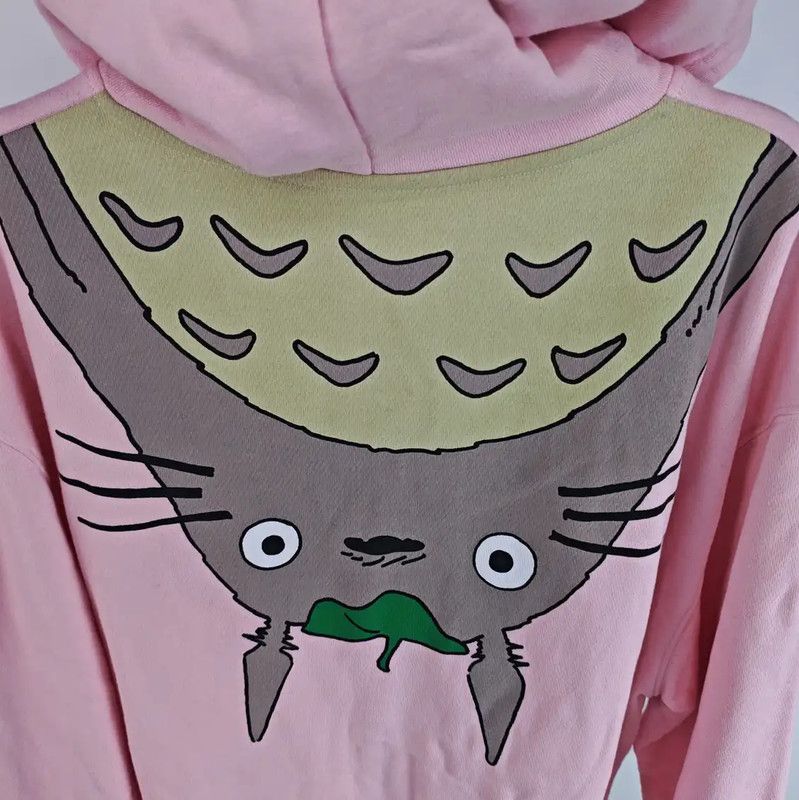 Loewe Loewe Pink Cotton Women's Hoodie 0089 Size L / US 10 / IT 46 - 6 Thumbnail