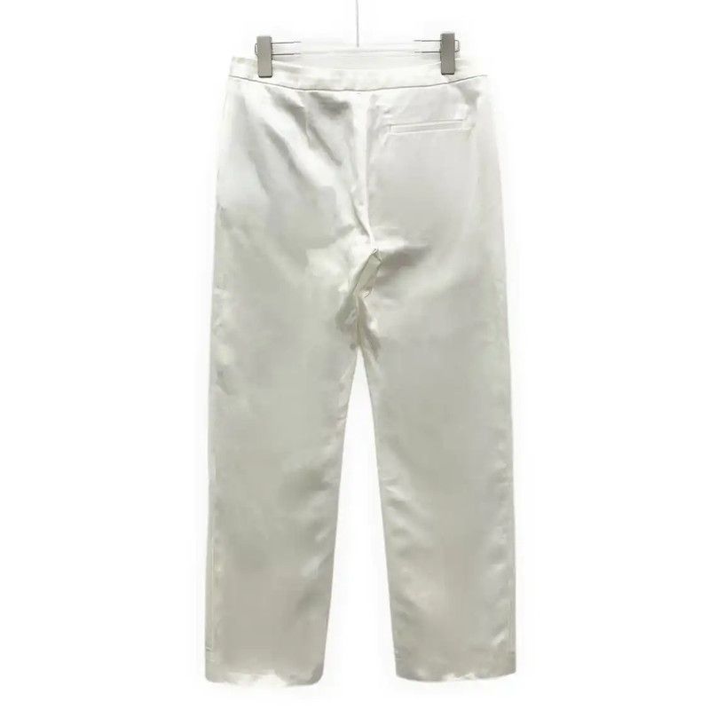 Loewe Loewe White Cotton Casual Pants for Women 0089 Size 23" - 2 Thumbnail