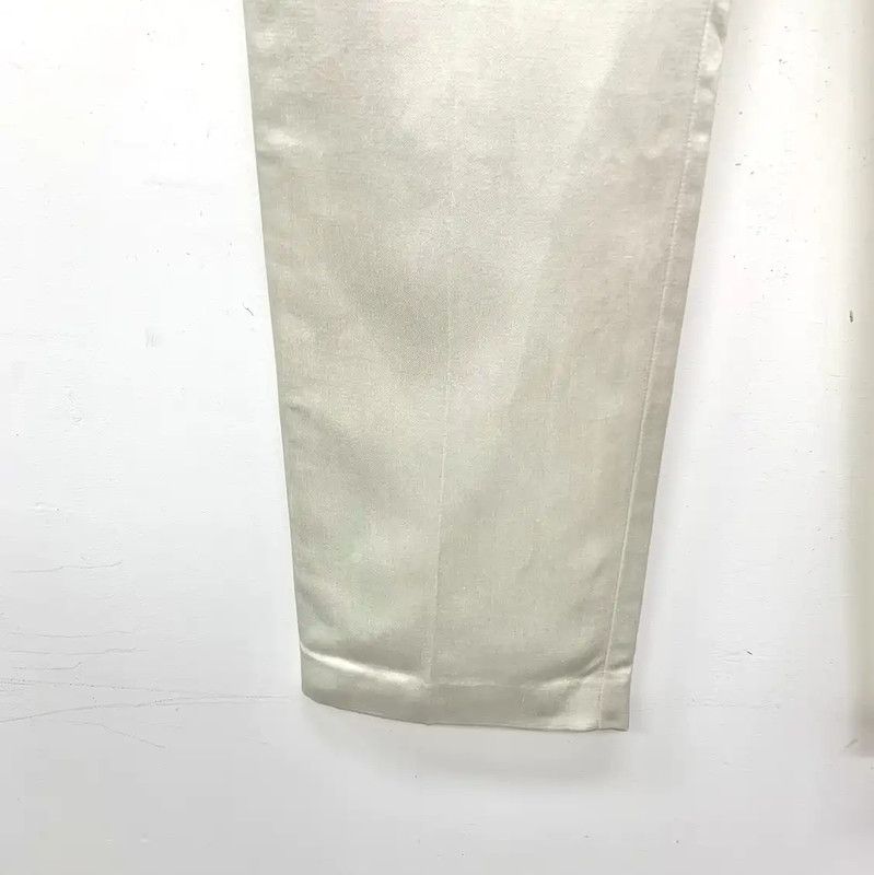 Loewe Loewe White Cotton Casual Pants for Women 0089 Size 23" - 5 Thumbnail