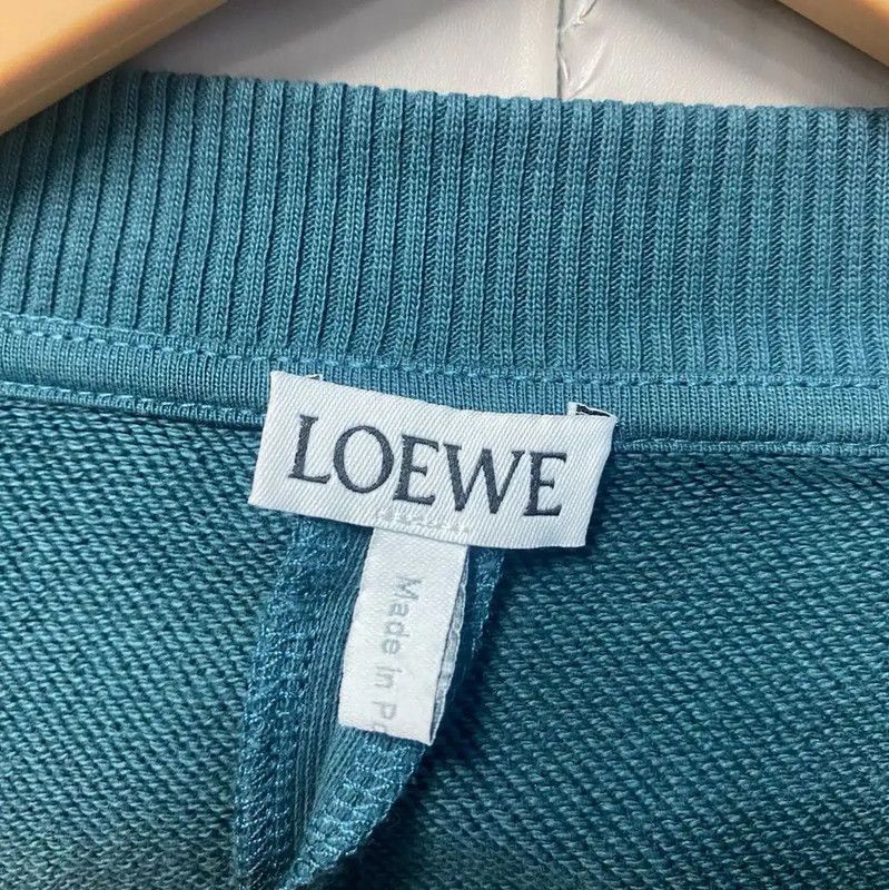 Loewe Loewe Green Women's Hoodie XS Size 0089 Size XS / US 0-2 / IT 36-38 - 3 Thumbnail