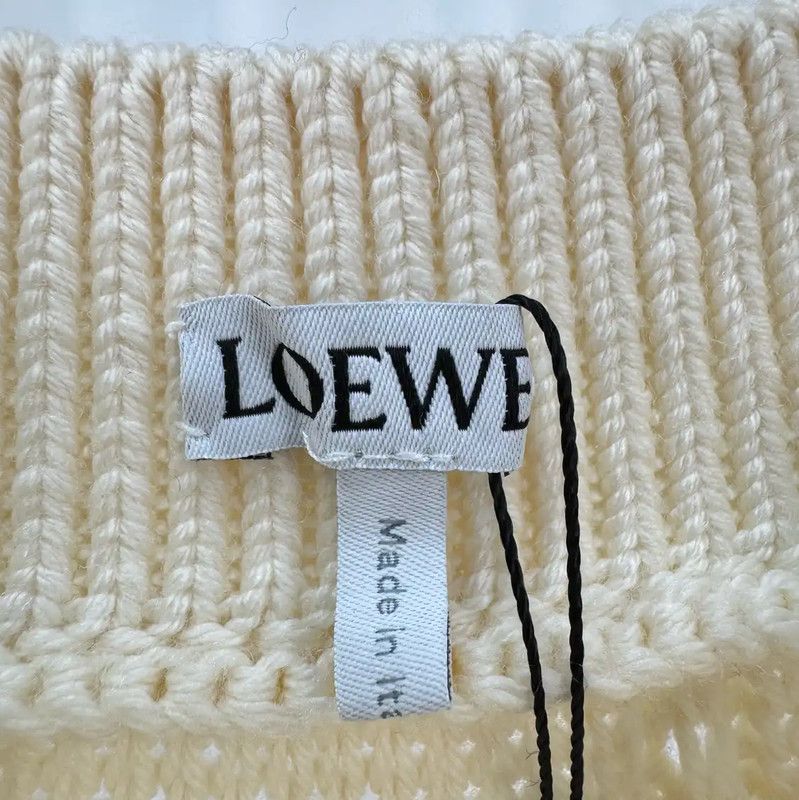 Loewe Loewe Irregular Wool Dress for Women 0089 Size XS / US 0-2 / IT 36-38 - 6 Thumbnail