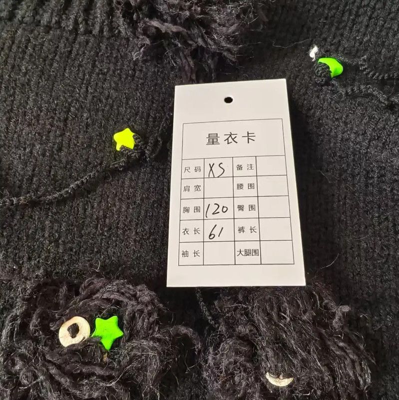 Loewe Black Wool Knit Sweater for Women 0089