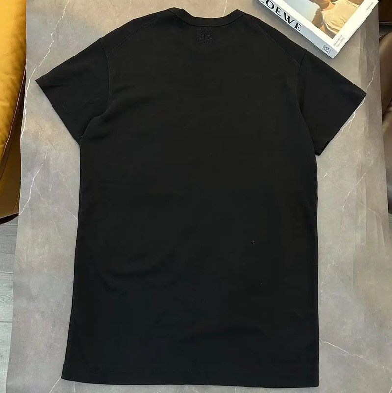 Loewe Loewe Black Cotton Summer T-Shirt 0089 Size S / US 4 / IT 40 - 2 Thumbnail