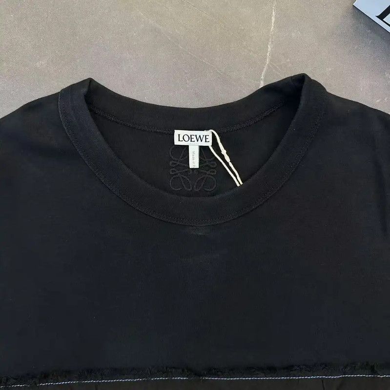 Loewe Loewe Black Cotton Summer T-Shirt 0089 Size S / US 4 / IT 40 - 4 Thumbnail