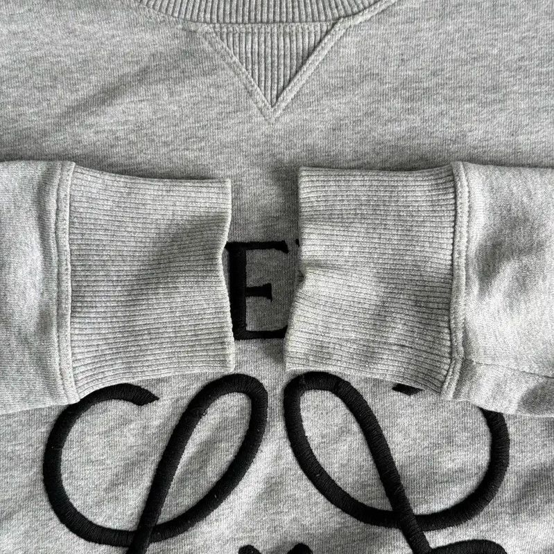 Loewe Loewe Gray Cotton Women's Sweatshirt 0089 Size XS / US 0-2 / IT 36-38 - 5 Thumbnail