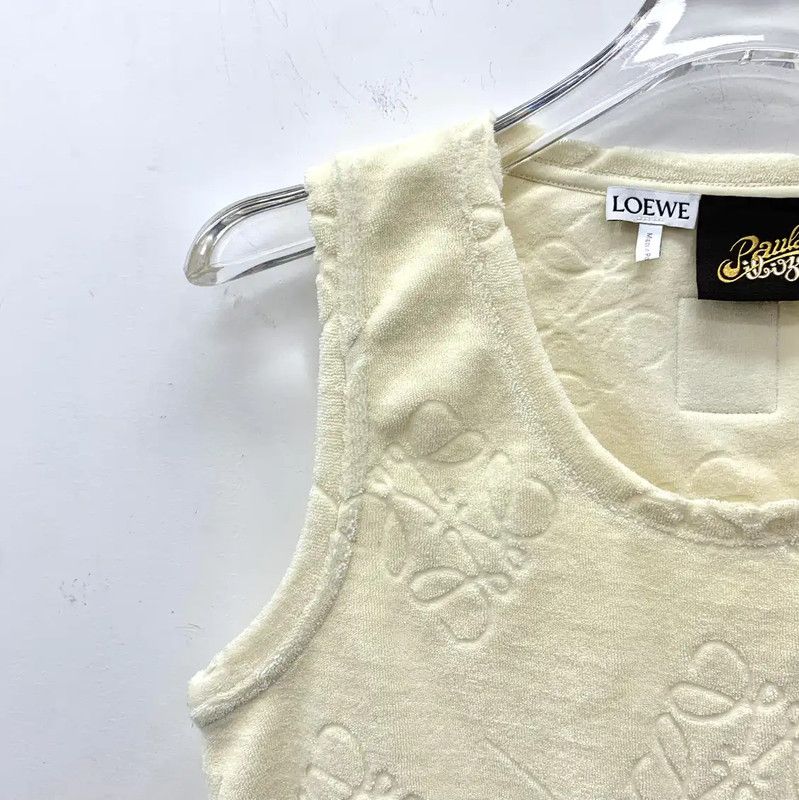 Loewe LOEWE Beige Cotton Women's T-Shirt 0089 Size S / US 4 / IT 40 - 3 Thumbnail