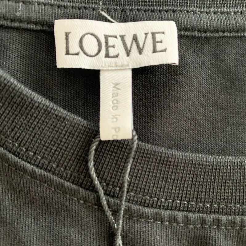 Loewe Loewe Black Cotton Women's T-Shirt 0089 Size S / US 4 / IT 40 - 4 Thumbnail