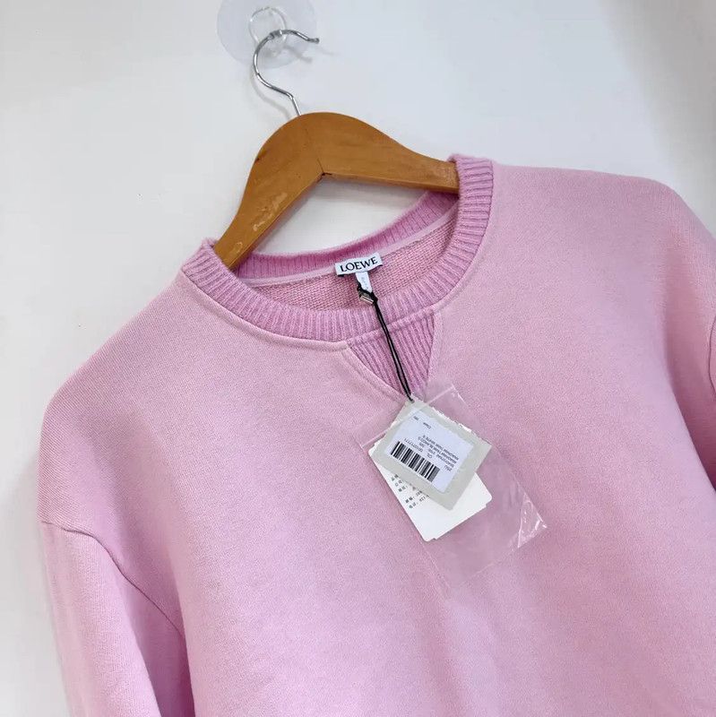 Loewe Loewe Women's Pink Cotton Sweatshirt 0089 Size S / US 4 / IT 40 - 5 Thumbnail