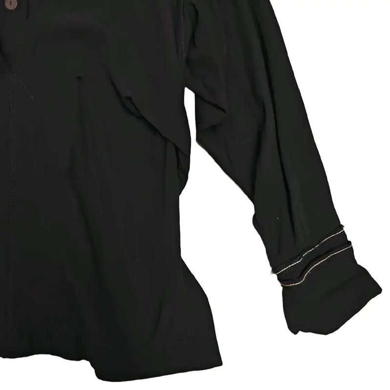 Loewe Loewe Black Long Sleeve Wool Blend Shirt 0089 Size S / US 4 / IT 40 - 5 Thumbnail