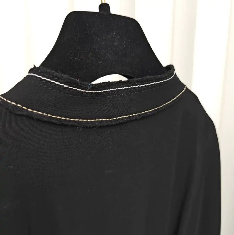 Loewe Loewe Black Long Sleeve Wool Blend Shirt 0089 Size S / US 4 / IT 40 - 10 Thumbnail