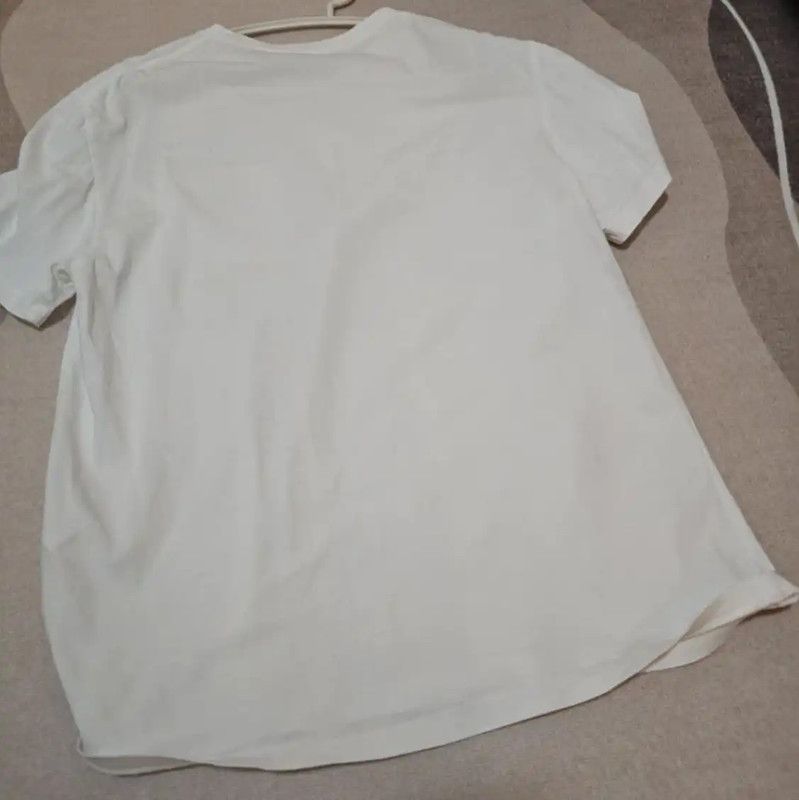 Loewe Loewe Women's White Cotton T-Shirt 0089 Size S / US 4 / IT 40 - 2 Thumbnail