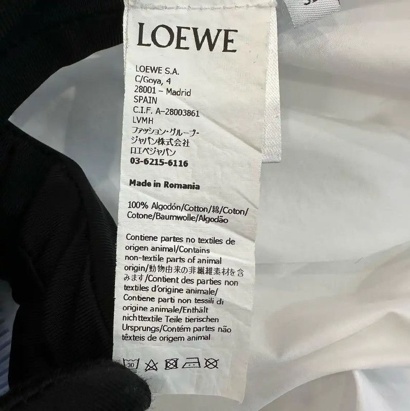 Loewe Loewe Light Blue Cotton Women's Shirt 0089 Size XS / US 0-2 / IT 36-38 - 6 Thumbnail